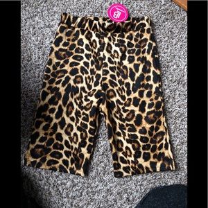 Lauriebelles leopard bike shorts
